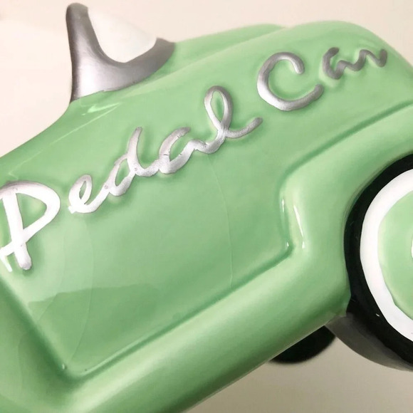 Vtg NAPCO Green Pedal Car Ceramic Planter Candy Dish - Picture 14 of 14